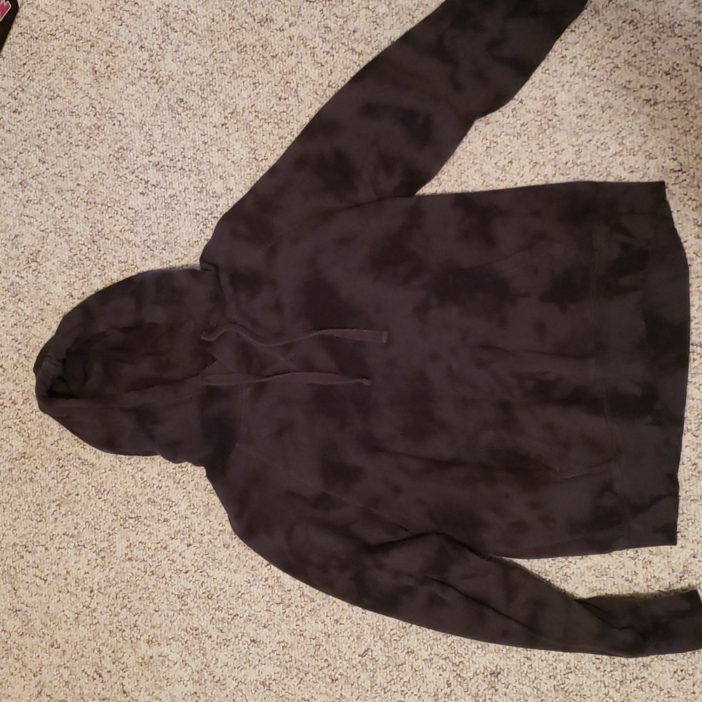 Black/grey hooded camouflage Old Navy sweatshirt